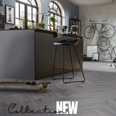 D4167 Дуб Престиж серый Ламинат Kronotex Herringbone 10mm